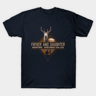 Father Day Daughter Dad Hunters T-Shirt